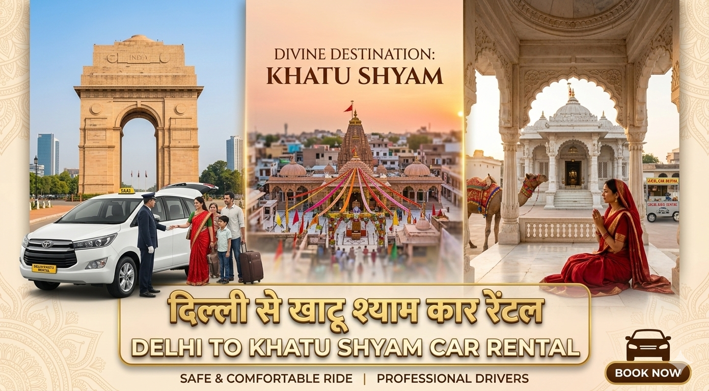 Delhi to Khatu Shyam Car Rental – Comfortable Taxi Service
